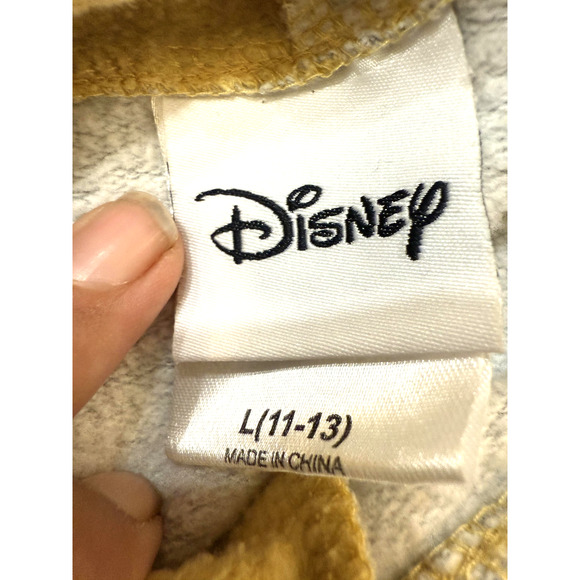 Disney Winnie The Pooh Hoodie Youth Large 11/13 Pullover Cartoon Bear Y2K Rare - Picture 4 of 7